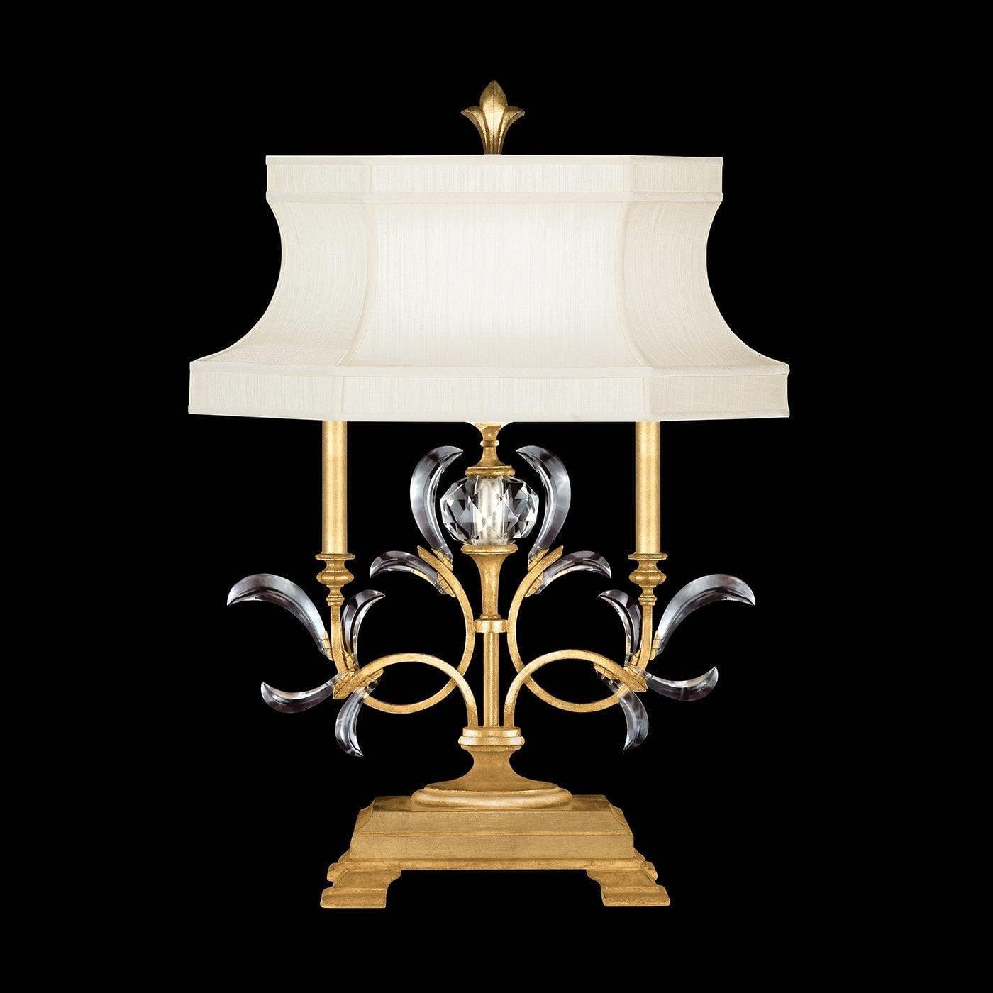 Fine Art Handcrafted Lighting - Beveled Arcs 34-Inch One Light Table Lamp - 737910-SF3 | Montreal Lighting & Hardware