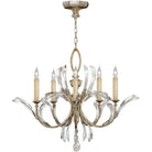 Fine Art Handcrafted Lighting - Beveled Arcs 36-Inch Five Light Chandelier - 702240ST | Montreal Lighting & Hardware