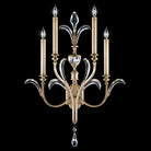 Fine Art Handcrafted Lighting - Beveled Arcs 36-Inch Four Light Wall Sconce - 738650-SF3 | Montreal Lighting & Hardware