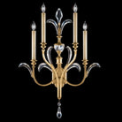 Fine Art Handcrafted Lighting - Beveled Arcs 36-Inch Four Light Wall Sconce - 738650-SF3 | Montreal Lighting & Hardware