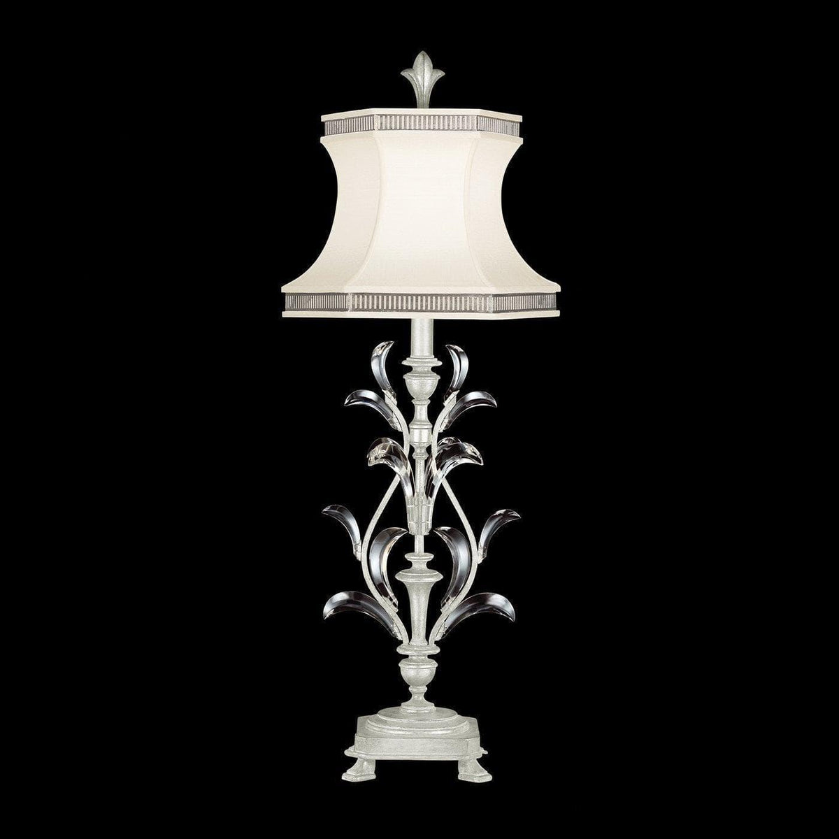 Fine Art Handcrafted Lighting - Beveled Arcs 41-Inch One Light Table Lamp - 737810-SF4 | Montreal Lighting & Hardware