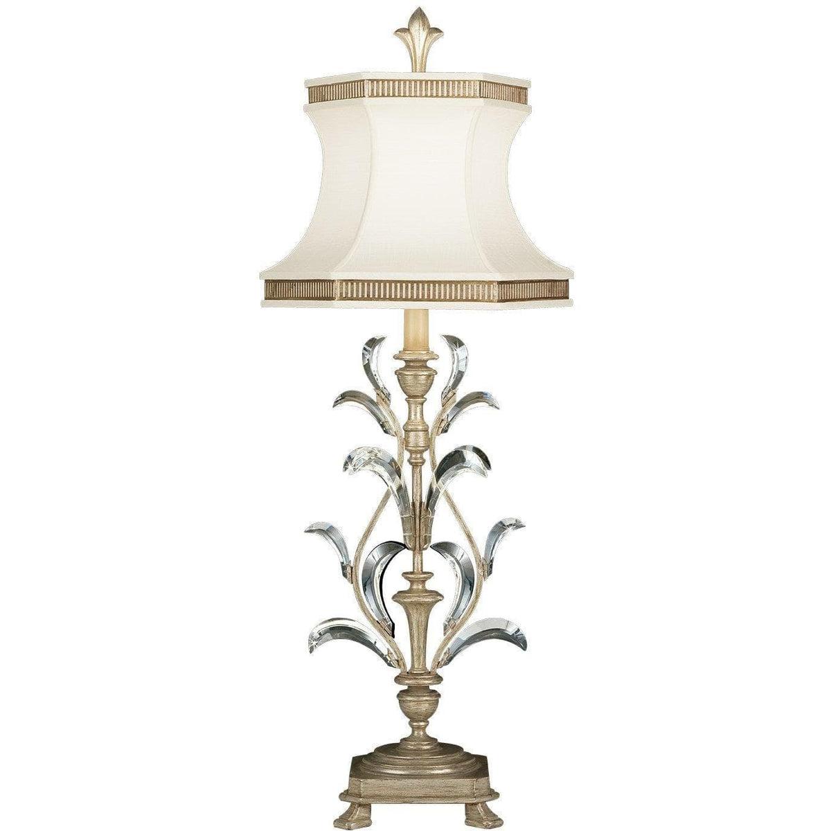 Fine Art Handcrafted Lighting - Beveled Arcs 41-Inch One Light Table Lamp - 737810ST | Montreal Lighting & Hardware