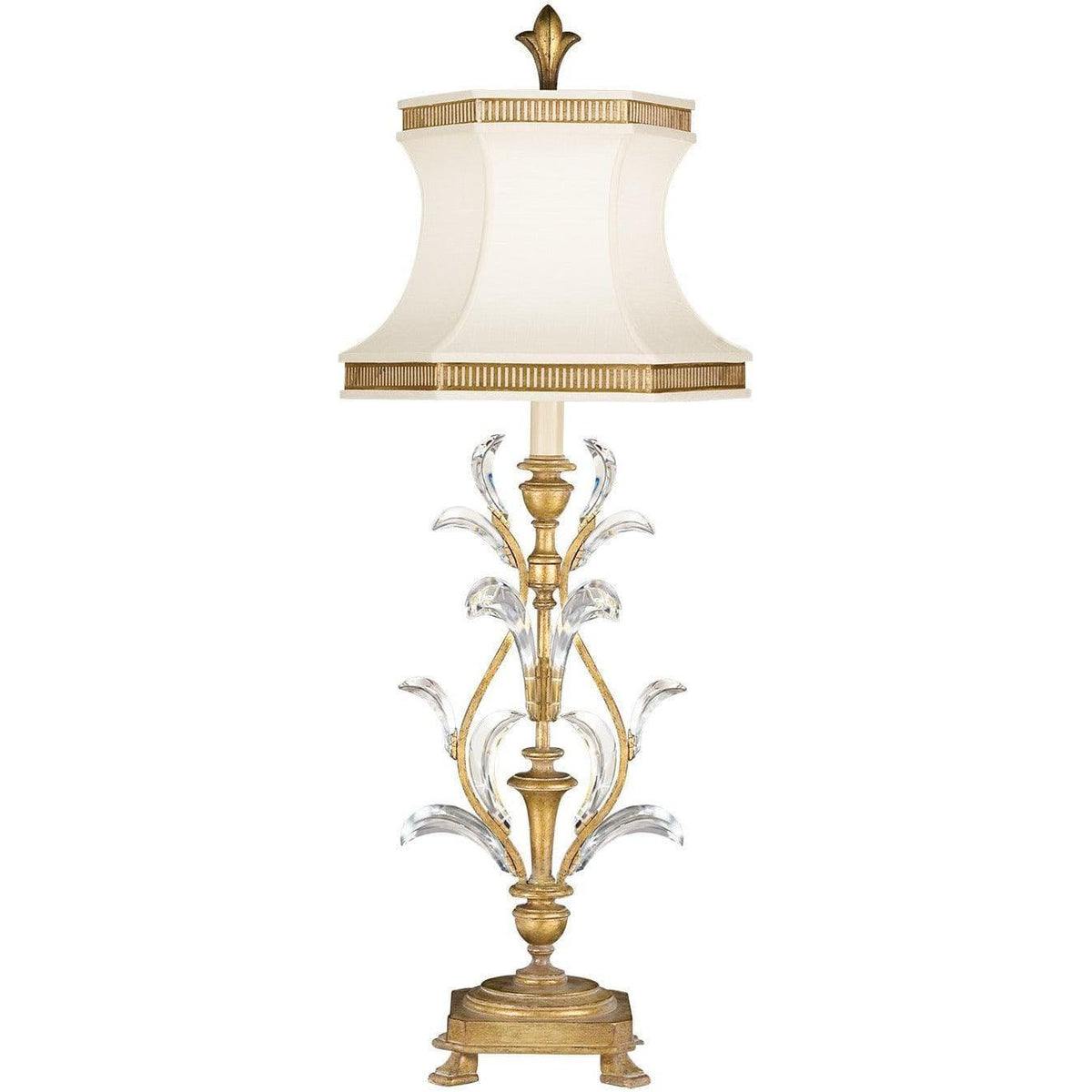Fine Art Handcrafted Lighting - Beveled Arcs 41-Inch One Light Table Lamp - 769010ST | Montreal Lighting & Hardware