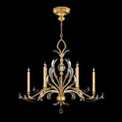Fine Art Handcrafted Lighting - Beveled Arcs 44-Inch Six Light Chandelier - 739240-SF3 | Montreal Lighting & Hardware