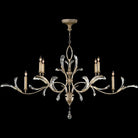 Fine Art Handcrafted Lighting - Beveled Arcs 74-Inch Six Light Chandelier - 700840-SF3 | Montreal Lighting & Hardware