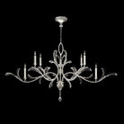 Fine Art Handcrafted Lighting - Beveled Arcs 74-Inch Six Light Chandelier - 700840-SF4 | Montreal Lighting & Hardware