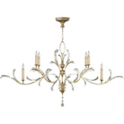 Fine Art Handcrafted Lighting - Beveled Arcs 74-Inch Six Light Chandelier - 700840ST | Montreal Lighting & Hardware