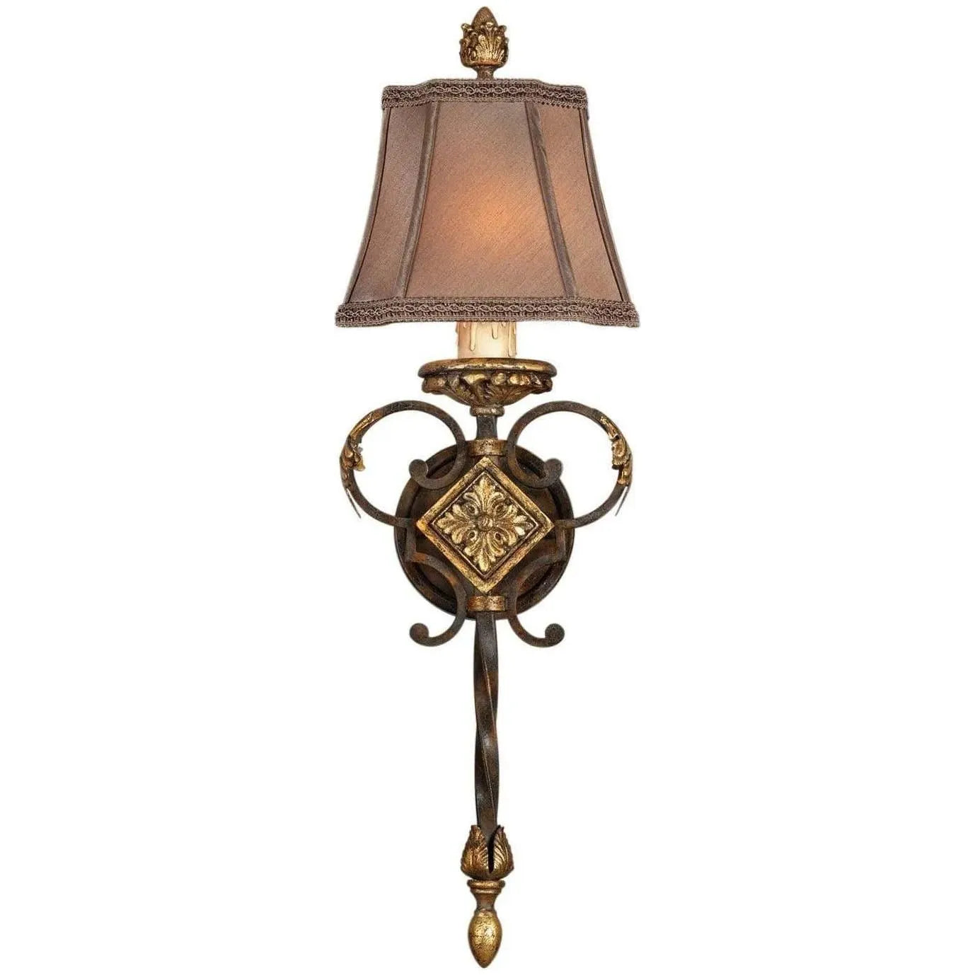 Fine Art Handcrafted Lighting - Castile 25-Inch One Light Wall Sconce - 234450ST | Montreal Lighting & Hardware
