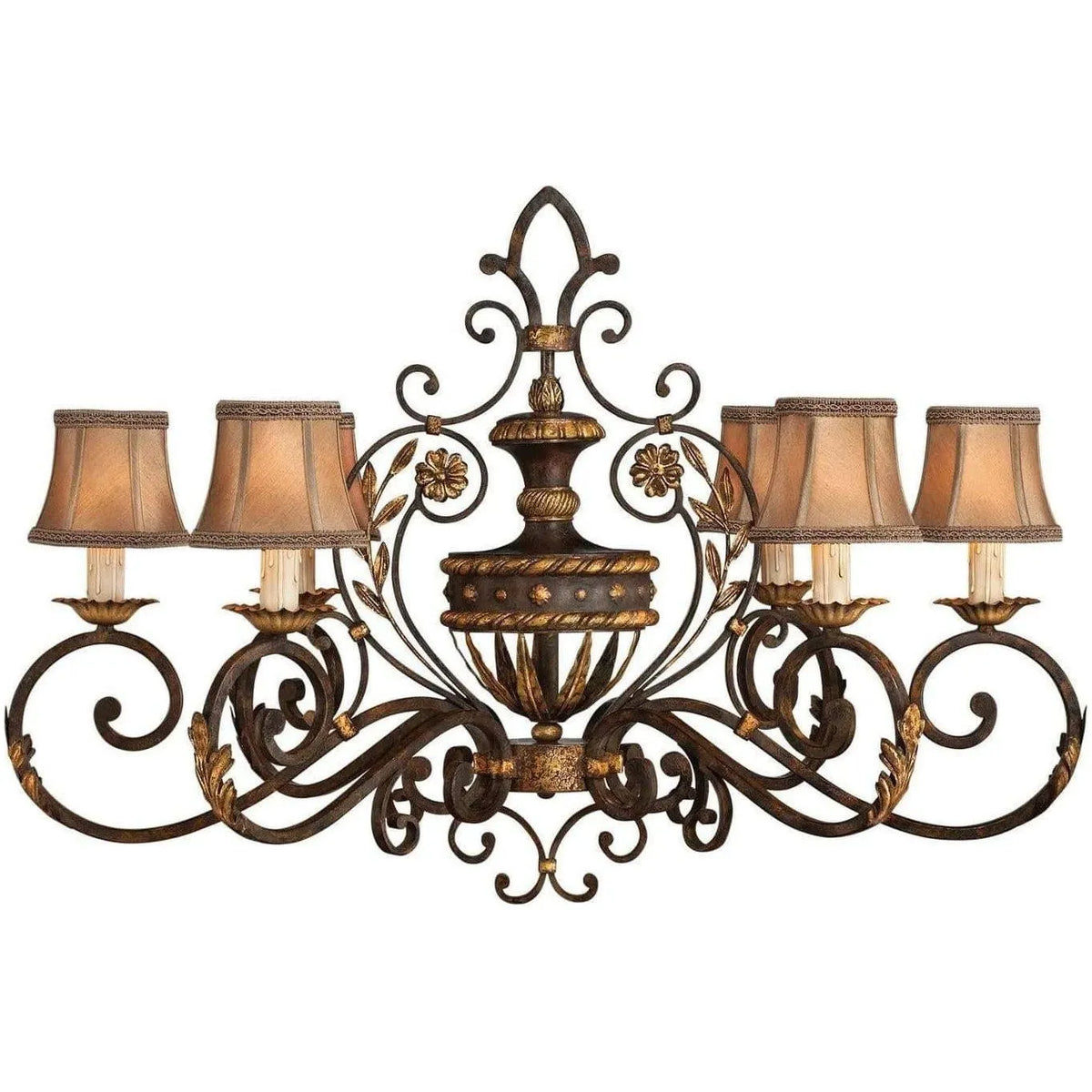 Fine Art Handcrafted Lighting - Castile 39-Inch Six Light Chandelier - 218540ST | Montreal Lighting & Hardware