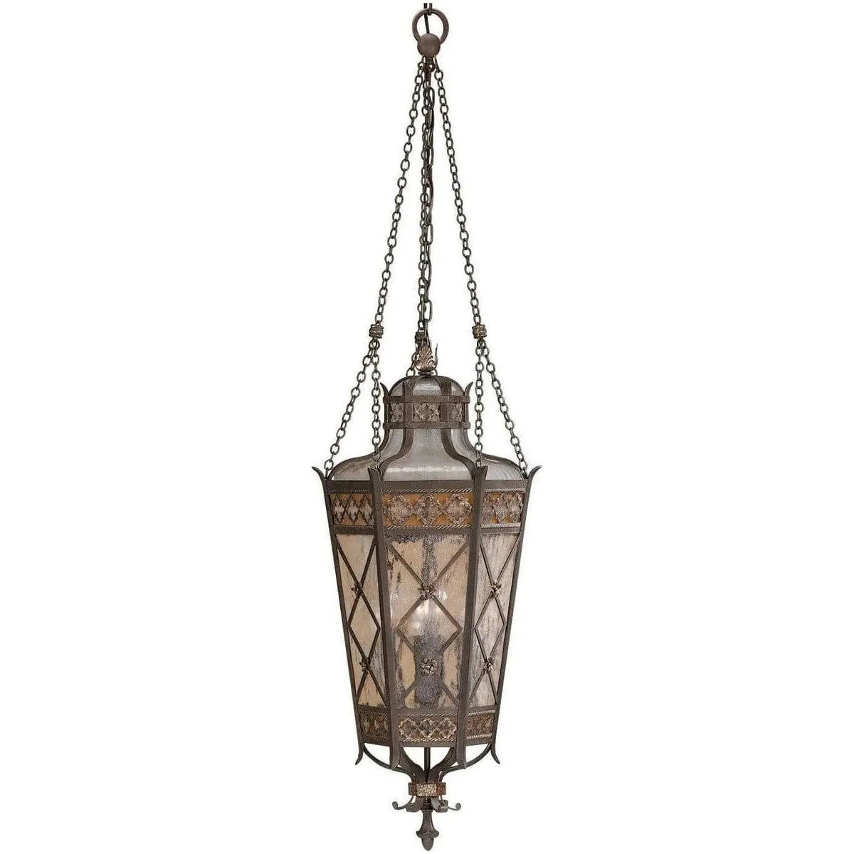 Fine Art Handcrafted Lighting - Chateau Outdoor 14-Inch Four Light Outdoor Lantern - 402582ST | Montreal Lighting & Hardware