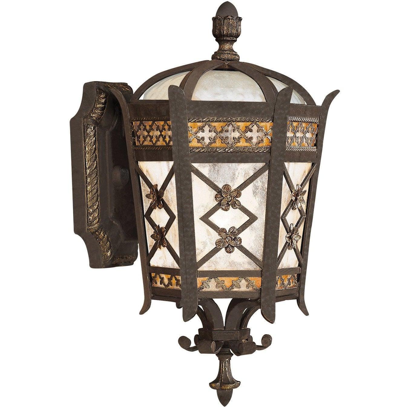 Fine Art Handcrafted Lighting - Chateau Outdoor 15-Inch One Light Outdoor Wall Mount - 404781ST | Montreal Lighting & Hardware