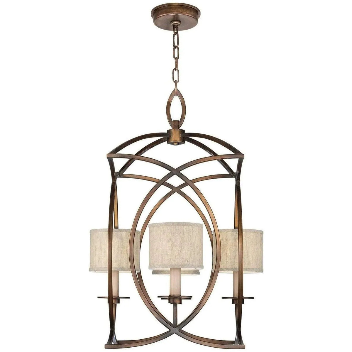 Fine Art Handcrafted Lighting - Cienfuegos 21-Inch Four Light Pendant - 887740-11ST | Montreal Lighting & Hardware