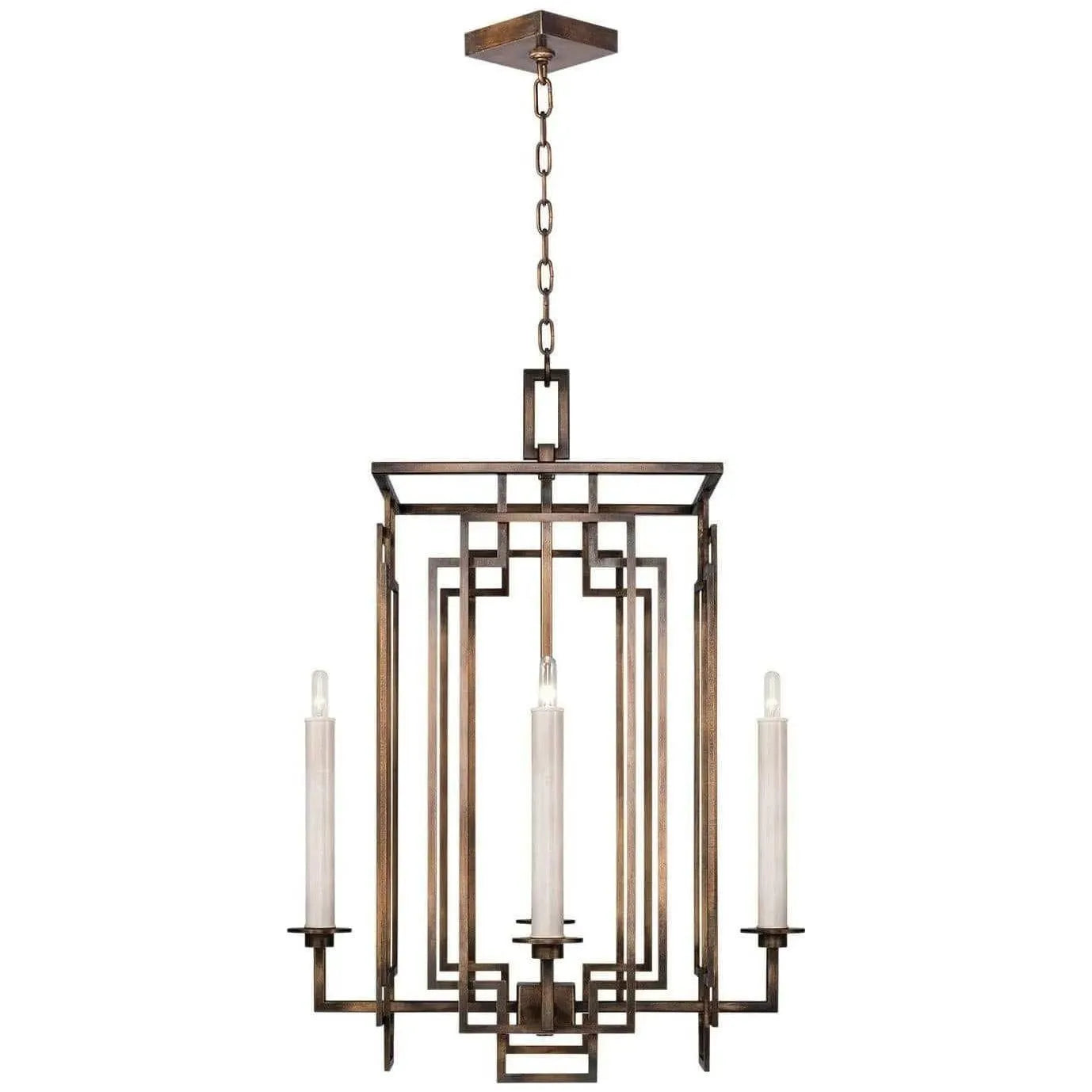 Fine Art Handcrafted Lighting - Cienfuegos 22-Inch Four Light Chandelier - 889040-1ST | Montreal Lighting & Hardware