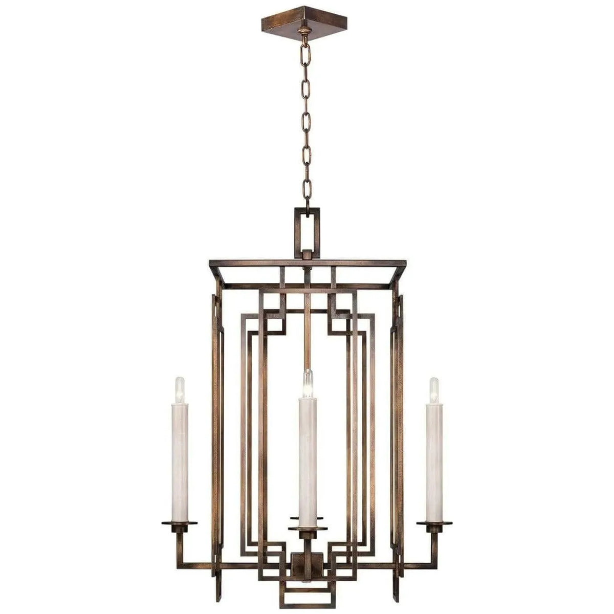 Fine Art Handcrafted Lighting - Cienfuegos 24-Inch Four Light Chandelier - 889040-1ST | Montreal Lighting & Hardware