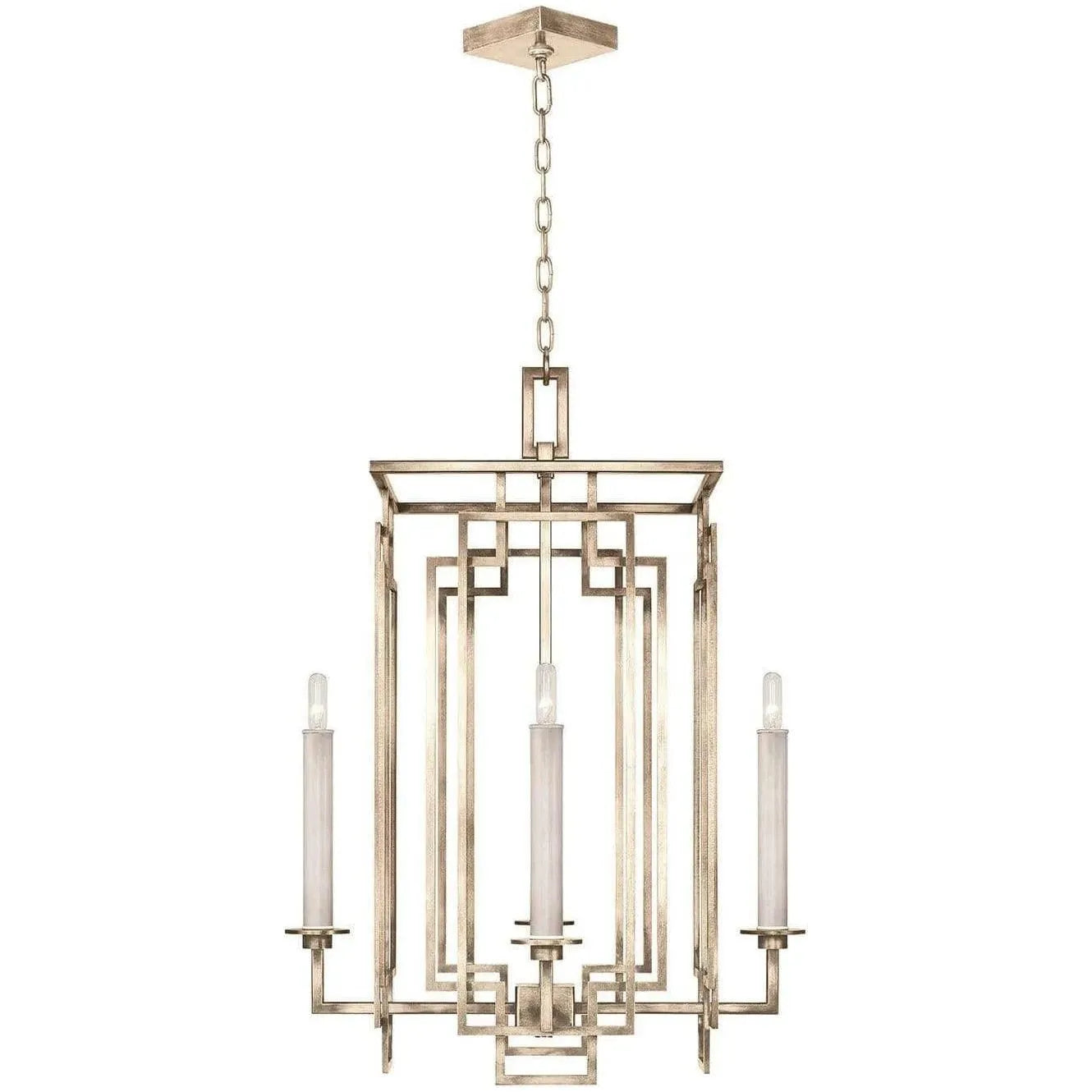 Fine Art Handcrafted Lighting - Cienfuegos 24-Inch Four Light Chandelier - 889040-3ST | Montreal Lighting & Hardware