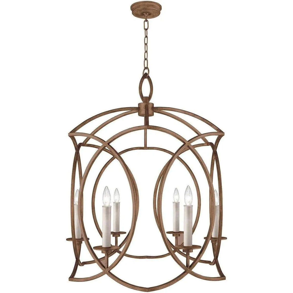 Fine Art Handcrafted Lighting - Cienfuegos 28-Inch Six Light Chandelier - 889840-1ST | Montreal Lighting & Hardware