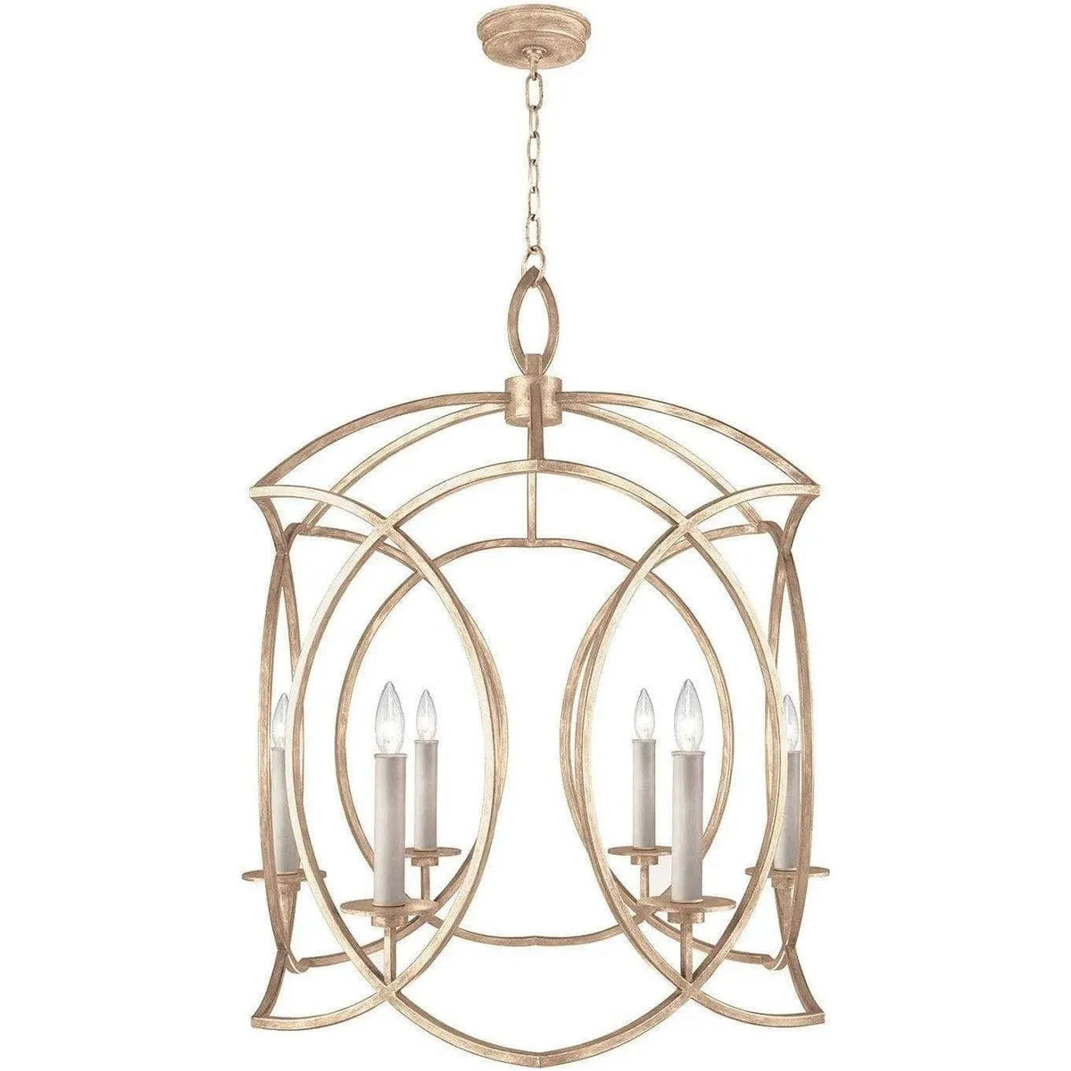 Fine Art Handcrafted Lighting - Cienfuegos 28-Inch Six Light Chandelier - 889840-3ST | Montreal Lighting & Hardware