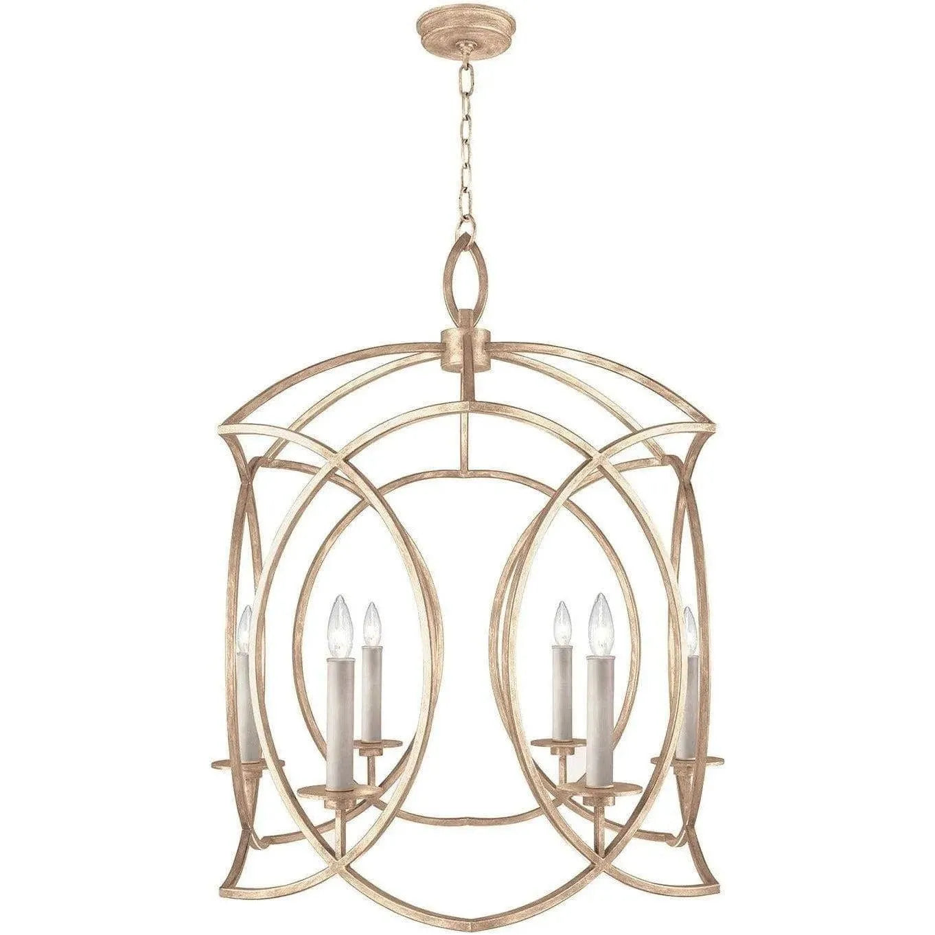 Fine Art Handcrafted Lighting - Cienfuegos 28-Inch Six Light Chandelier - 889840-SF4 | Montreal Lighting & Hardware