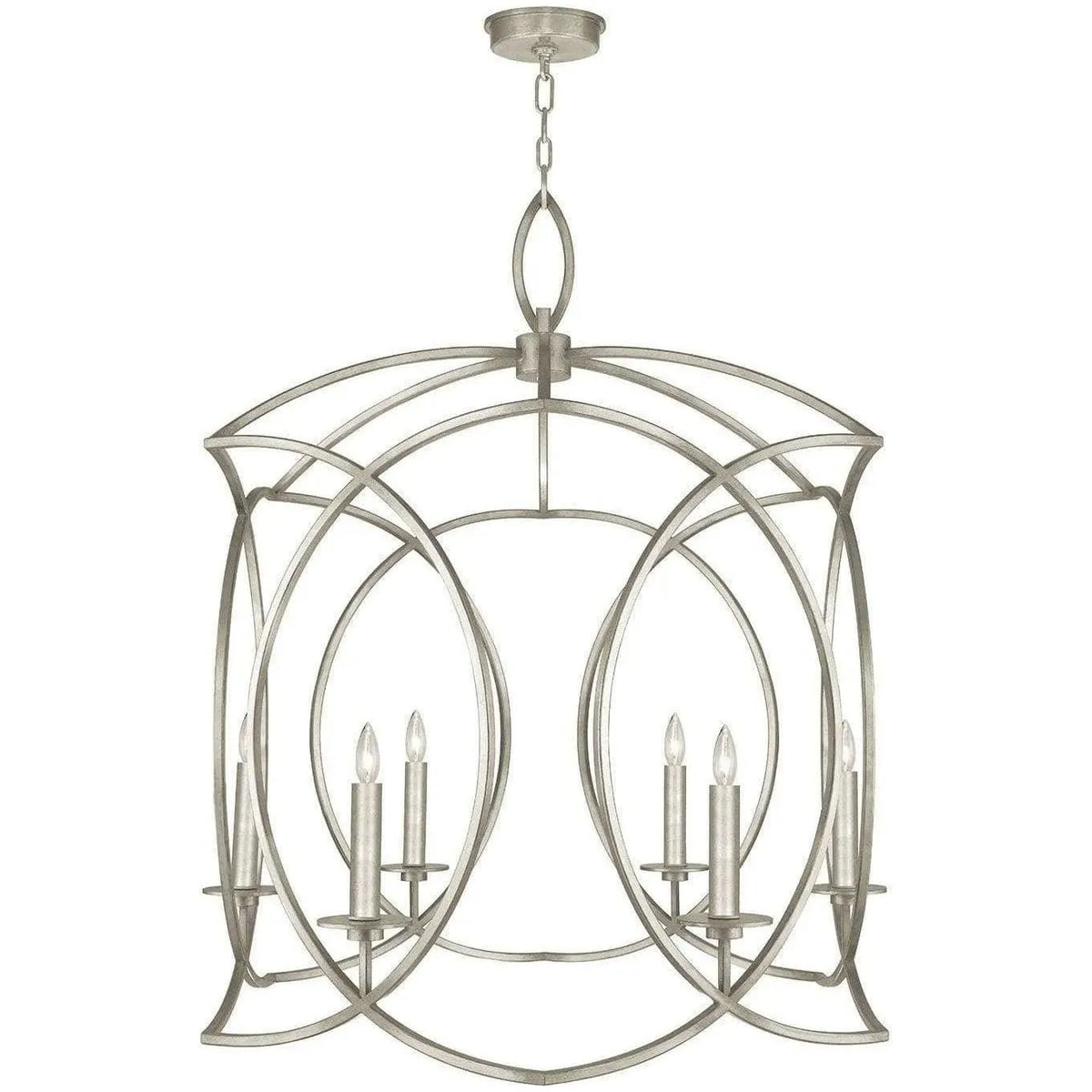 Fine Art Handcrafted Lighting - Cienfuegos 28-Inch Six Light Chandelier - 889840-SF4 | Montreal Lighting & Hardware