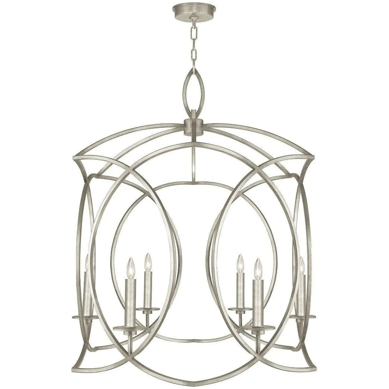 Fine Art Handcrafted Lighting - Cienfuegos 28-Inch Six Light Chandelier - 889840-SF4 | Montreal Lighting & Hardware