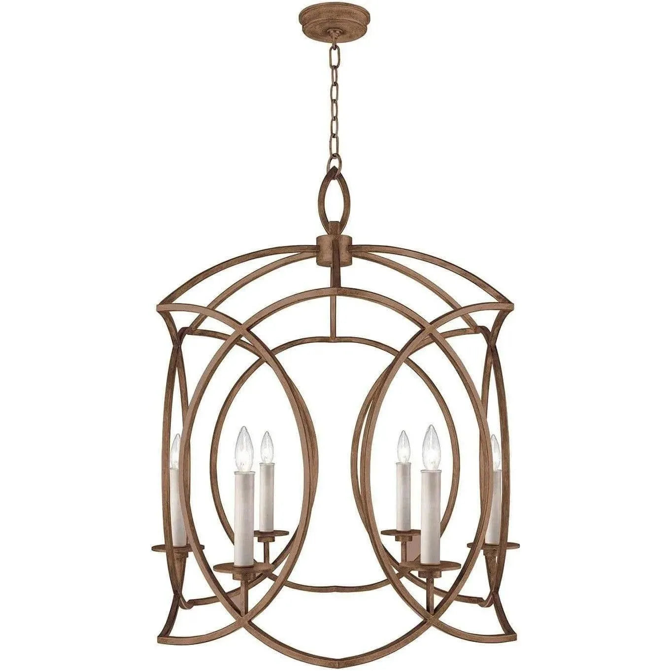 Fine Art Handcrafted Lighting - Cienfuegos 30-Inch Six Light Chandelier - 889840-11ST | Montreal Lighting & Hardware