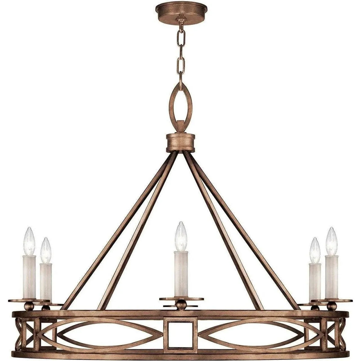 Fine Art Handcrafted Lighting - Cienfuegos 37-Inch Six Light Chandelier - 887640-1ST | Montreal Lighting & Hardware