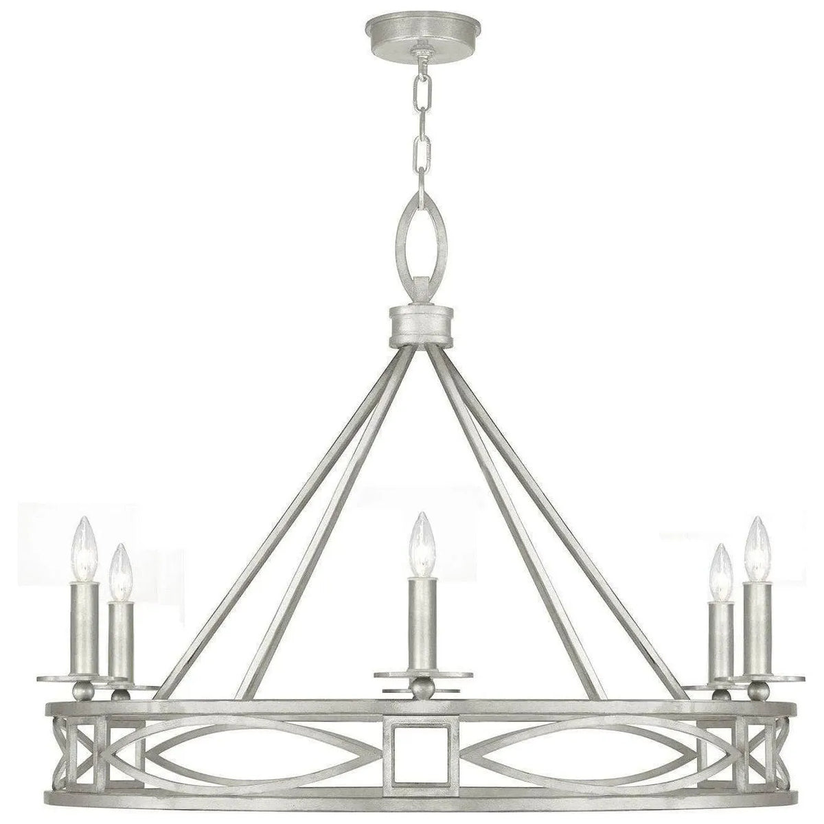 Fine Art Handcrafted Lighting - Cienfuegos 37-Inch Six Light Chandelier - 887640-SF4 | Montreal Lighting & Hardware
