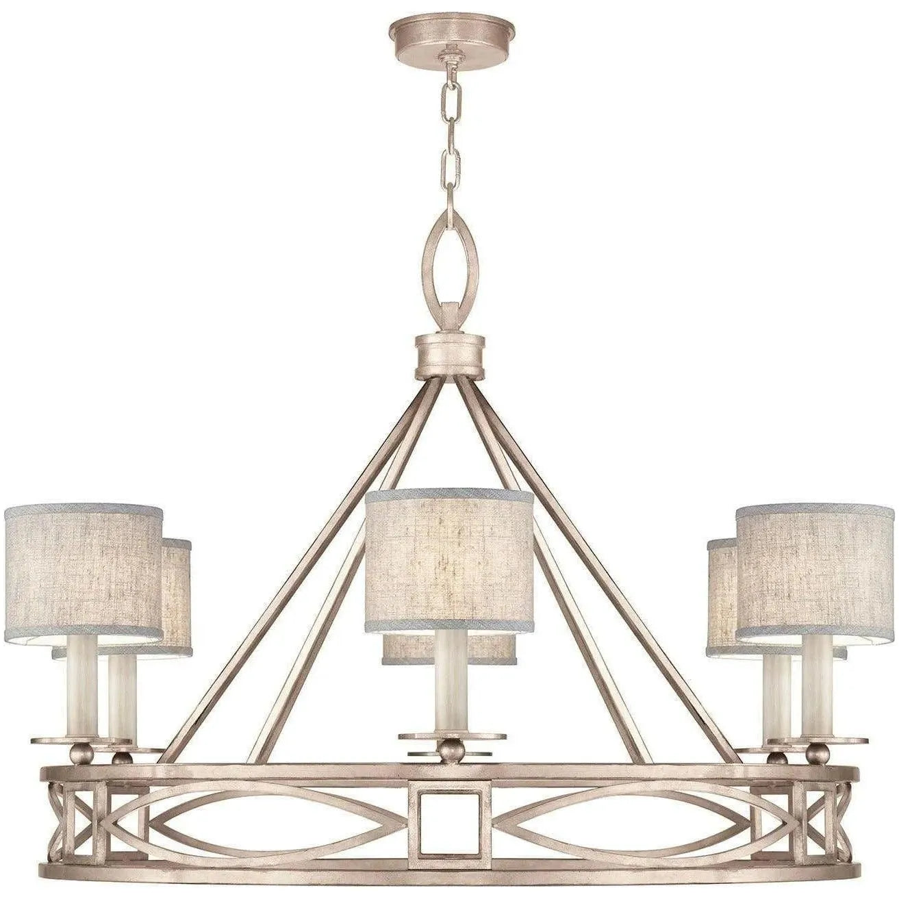 Fine Art Handcrafted Lighting - Cienfuegos 39-Inch Six Light Chandelier - 887640-21ST | Montreal Lighting & Hardware