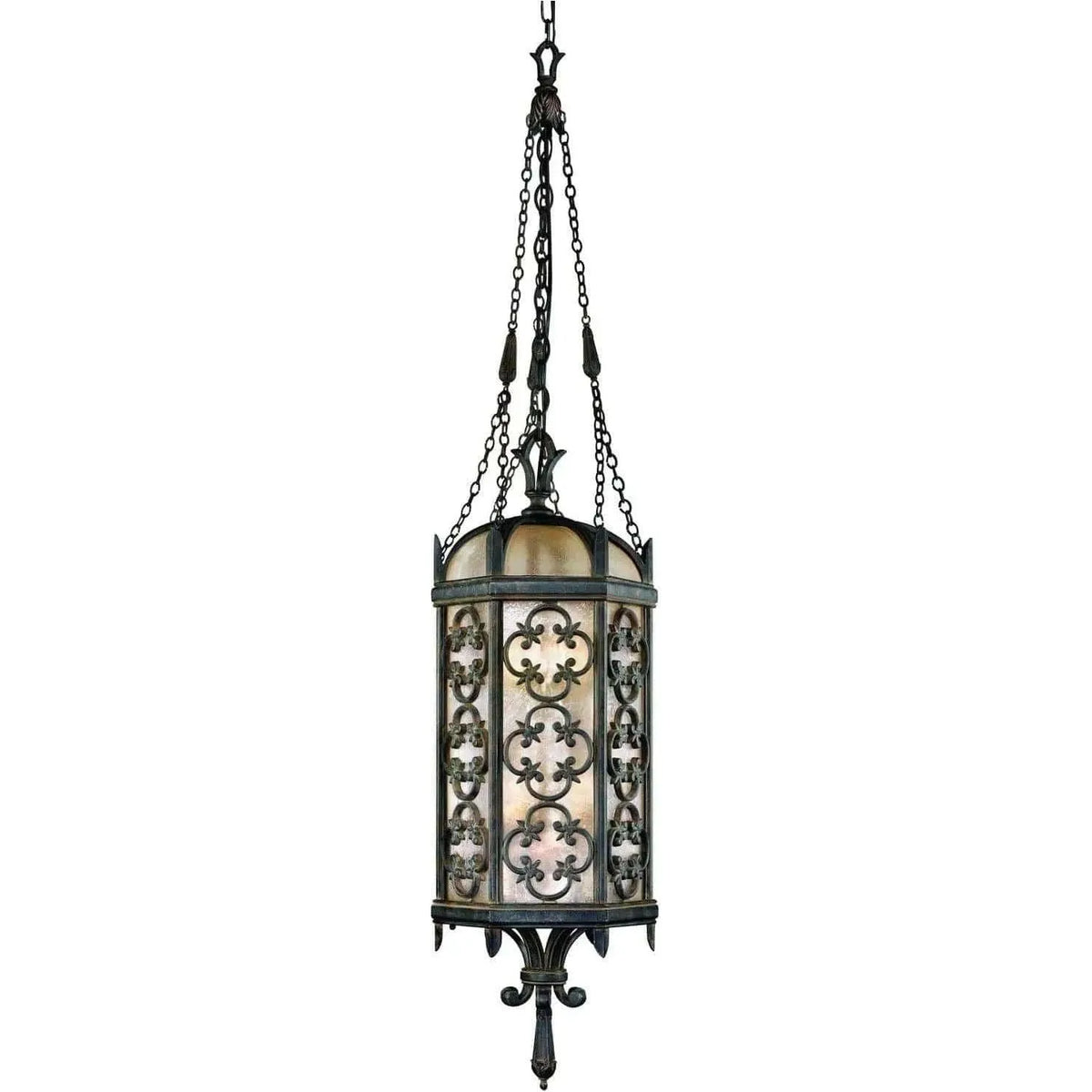 Fine Art Handcrafted Lighting - Costa del Sol 10-Inch Four Light Outdoor Lantern - 325282ST | Montreal Lighting & Hardware
