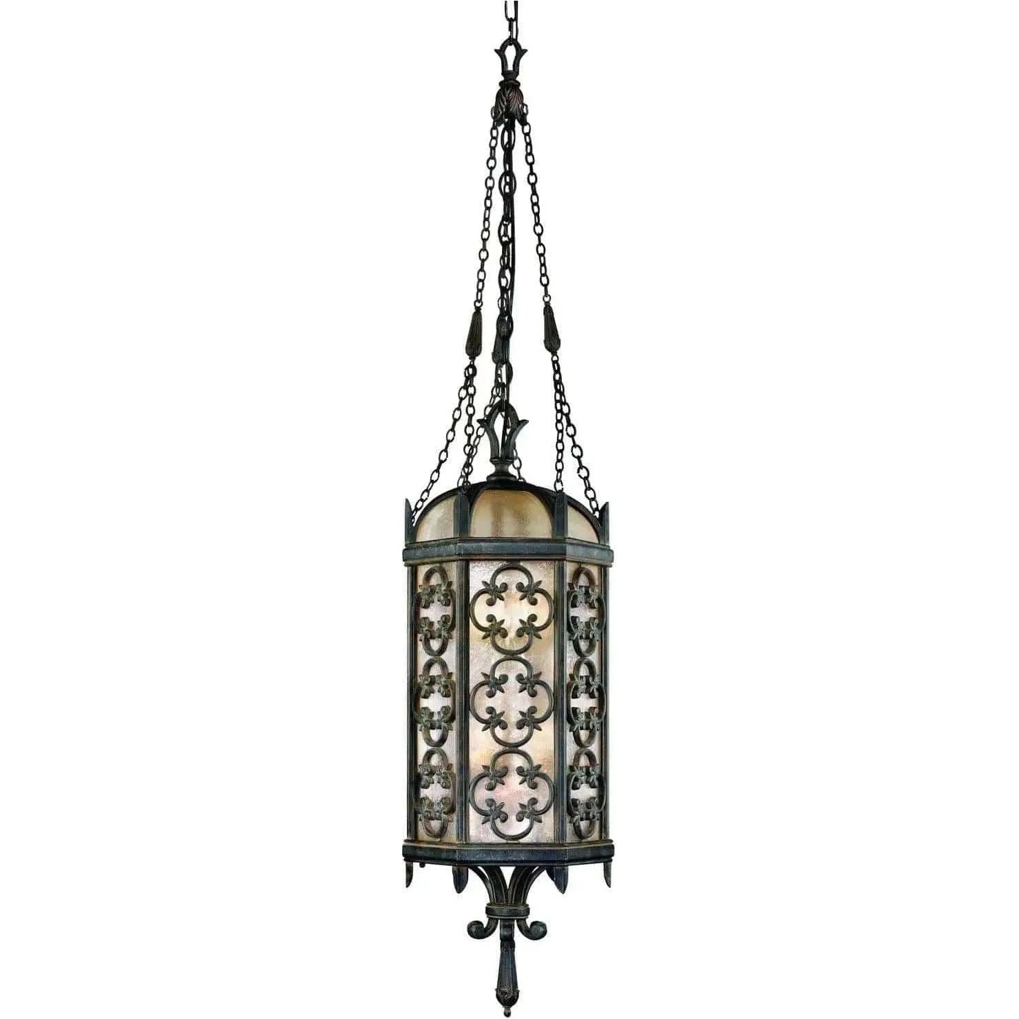 Fine Art Handcrafted Lighting - Costa del Sol 10-Inch Four Light Outdoor Lantern - 325282ST | Montreal Lighting & Hardware