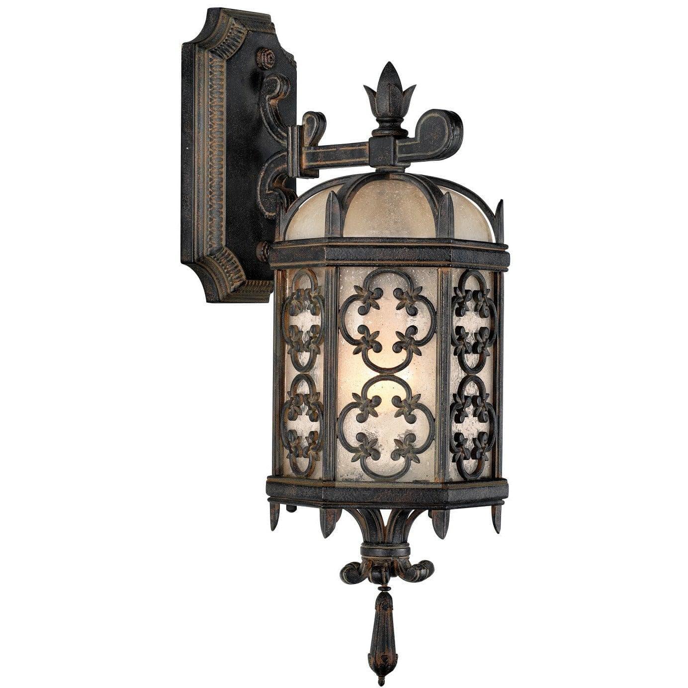 Fine Art Handcrafted Lighting - Costa del Sol 20-Inch One Light Outdoor Wall Mount - 338581ST | Montreal Lighting & Hardware