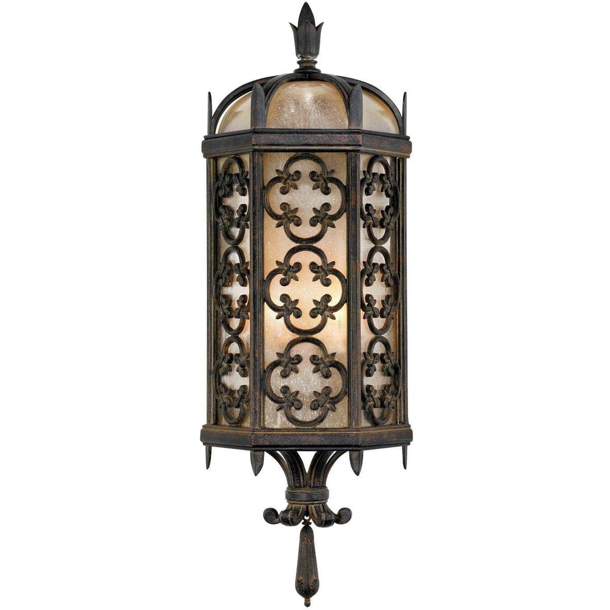 Fine Art Handcrafted Lighting - Costa del Sol 24-Inch Two Light Outdoor Coupe - 329681ST | Montreal Lighting & Hardware