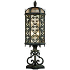 Fine Art Handcrafted Lighting - Costa del Sol 33-Inch Three Light Outdoor Pier Mount - 324980ST | Montreal Lighting & Hardware
