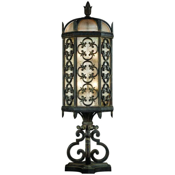 Costa del Sol 33-Inch Three Light Outdoor Pier Mount
