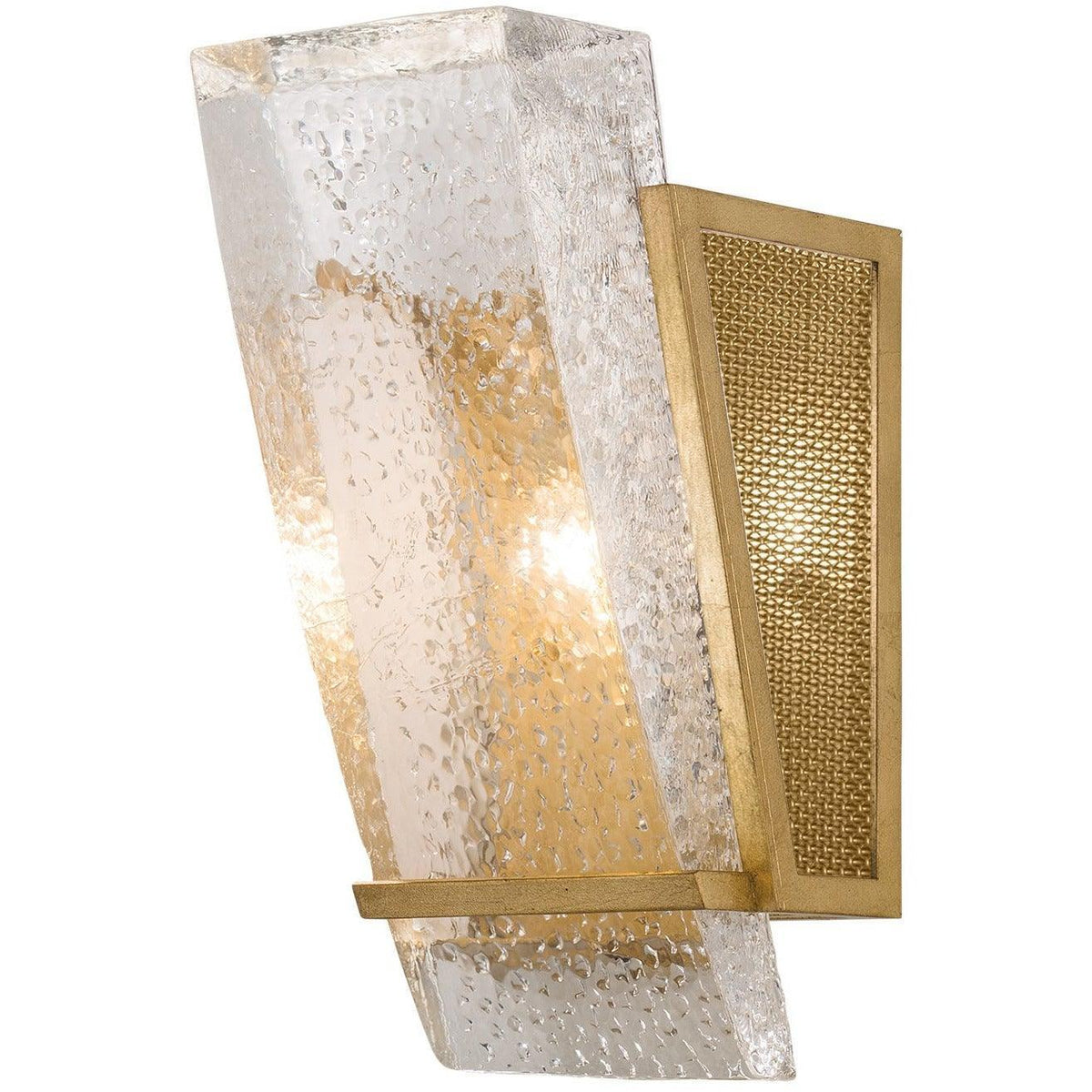 Fine Art Handcrafted Lighting - Crownstone 13-Inch One Light Wall Sconce - 890750-22ST | Montreal Lighting & Hardware