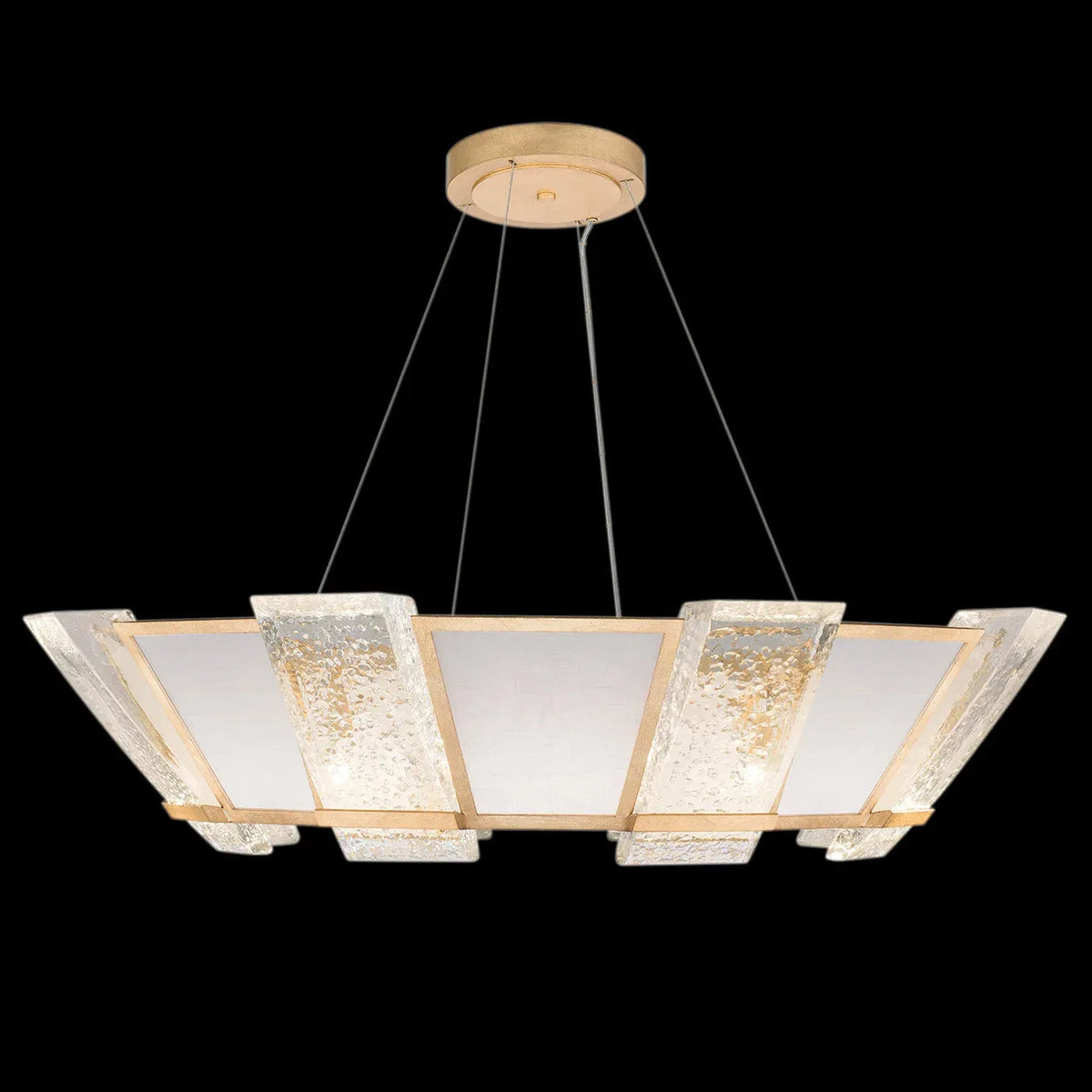 Fine Art Handcrafted Lighting - Crownstone 38-Inch 16 Light Pendant - 890640-11ST | Montreal Lighting & Hardware