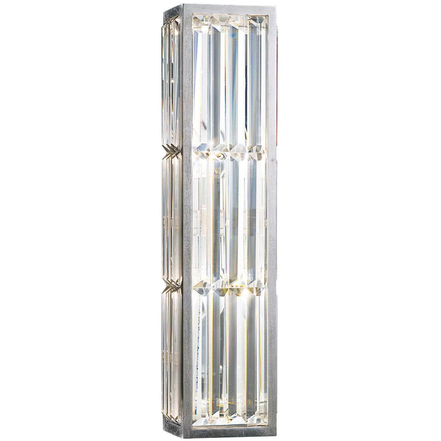 Fine Art Handcrafted Lighting - Crystal Enchantment 23-Inch Two Light Wall Sconce - 811250ST | Montreal Lighting & Hardware