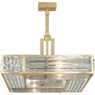 Fine Art Handcrafted Lighting - Crystal Enchantment 25-Inch Four Light Pendant - 813040-2ST | Montreal Lighting & Hardware