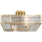 Fine Art Handcrafted Lighting - Crystal Enchantment 25-Inch Four Light Semi-Flush Mount - 811640-2ST | Montreal Lighting & Hardware