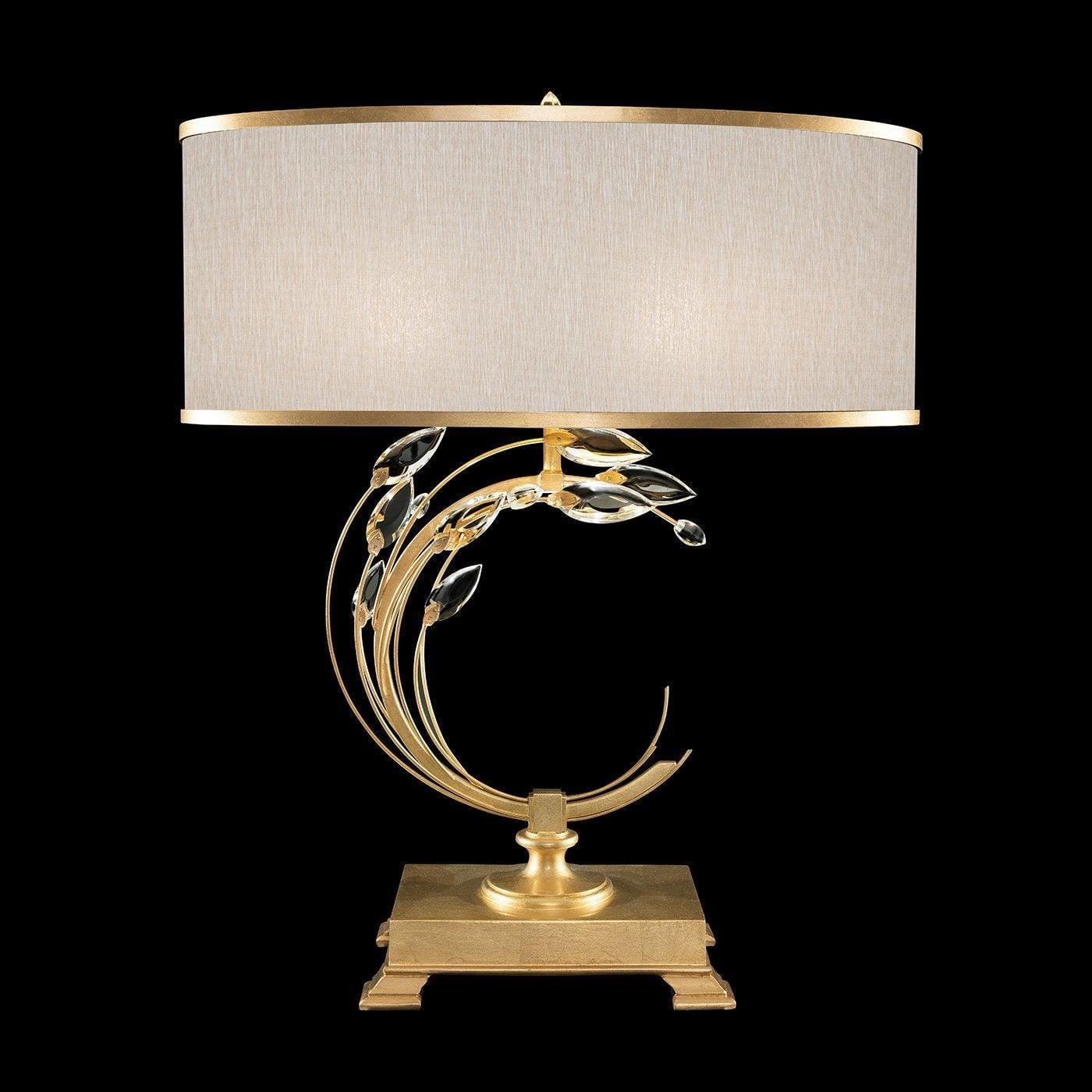 Fine Art Handcrafted Lighting - Crystal Laurel 31-Inch One Light Table Lamp - 758610-SF33 | Montreal Lighting & Hardware