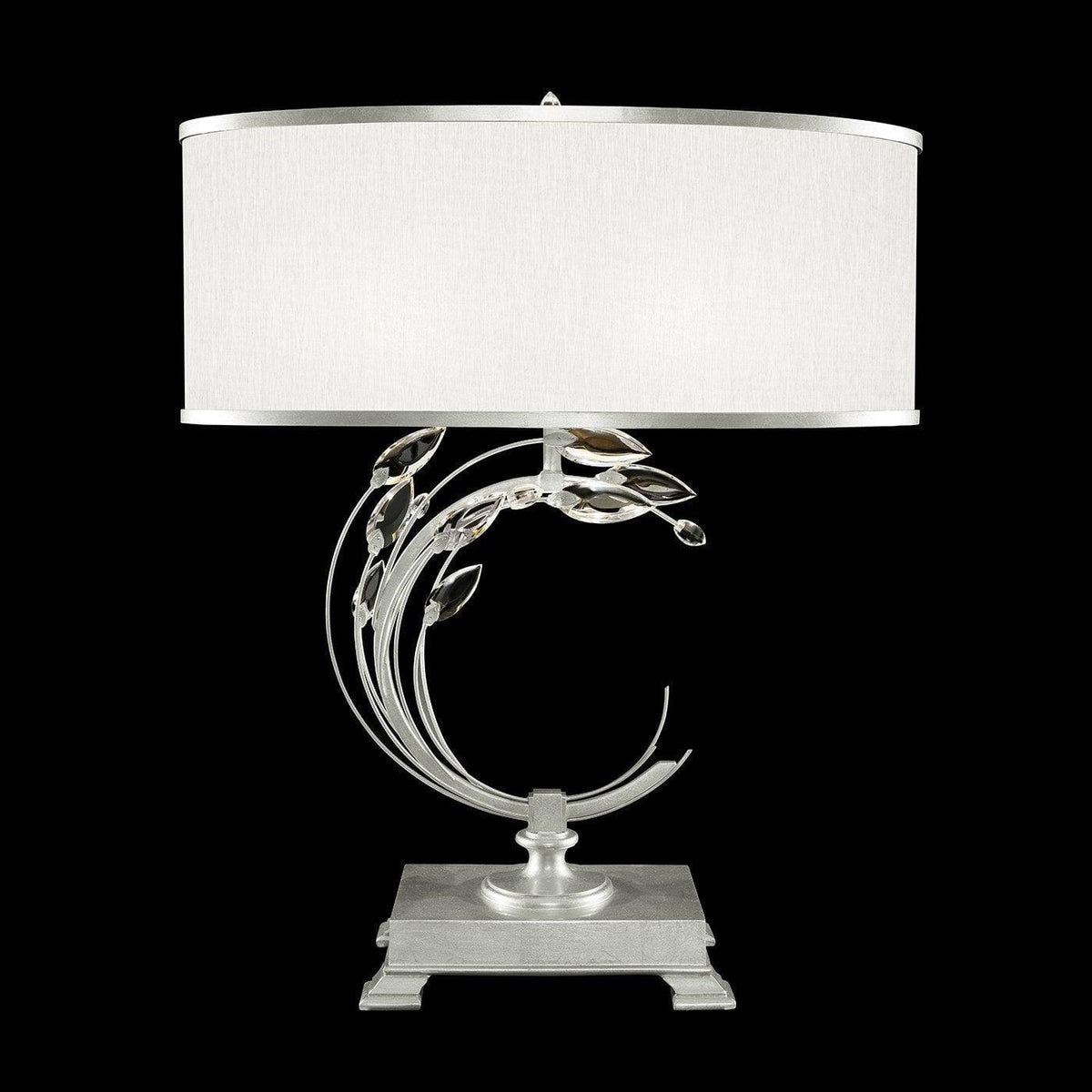 Fine Art Handcrafted Lighting - Crystal Laurel 31-Inch One Light Table Lamp - 758610-SF41 | Montreal Lighting & Hardware