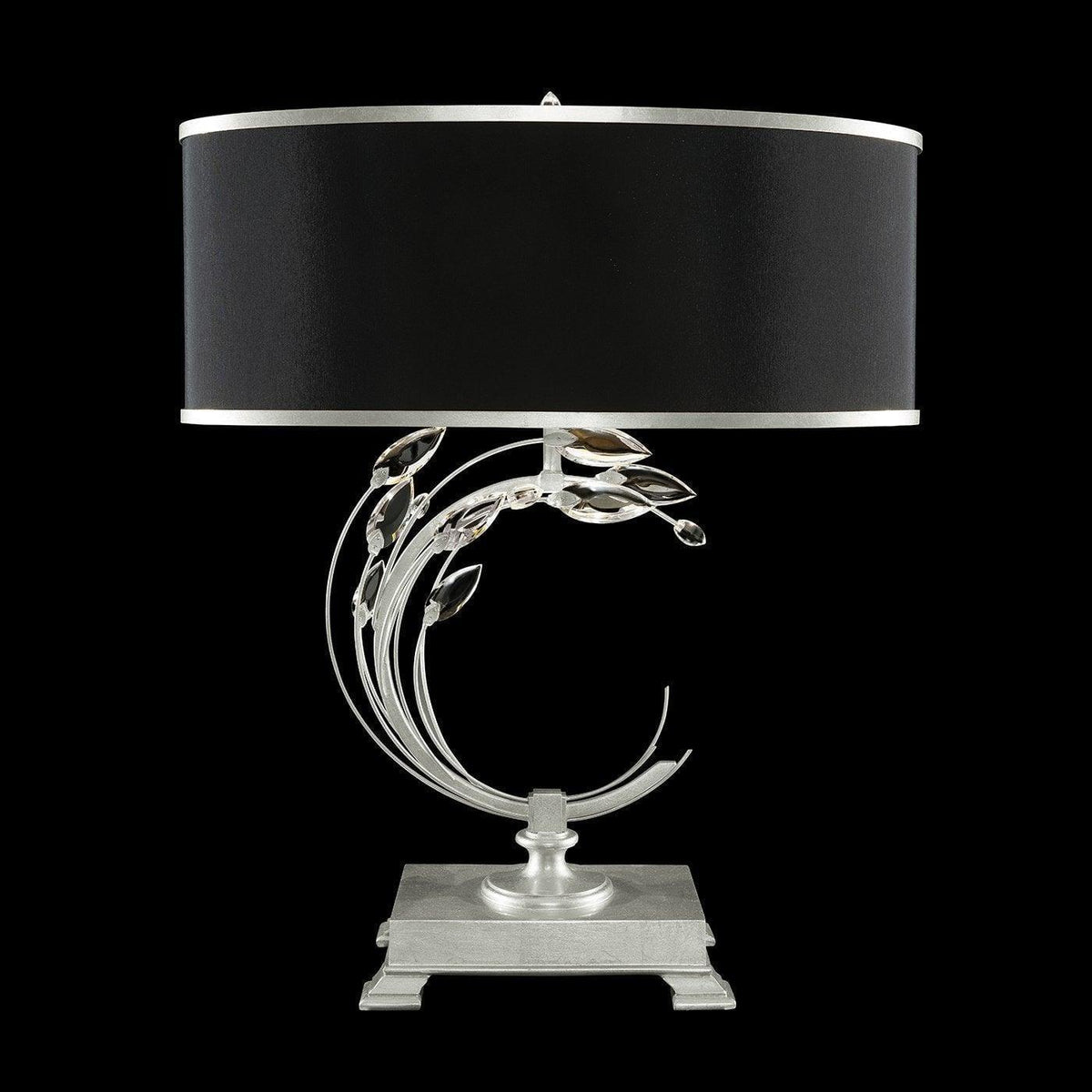 Fine Art Handcrafted Lighting - Crystal Laurel 31-Inch One Light Table Lamp - 758610-SF42 | Montreal Lighting & Hardware