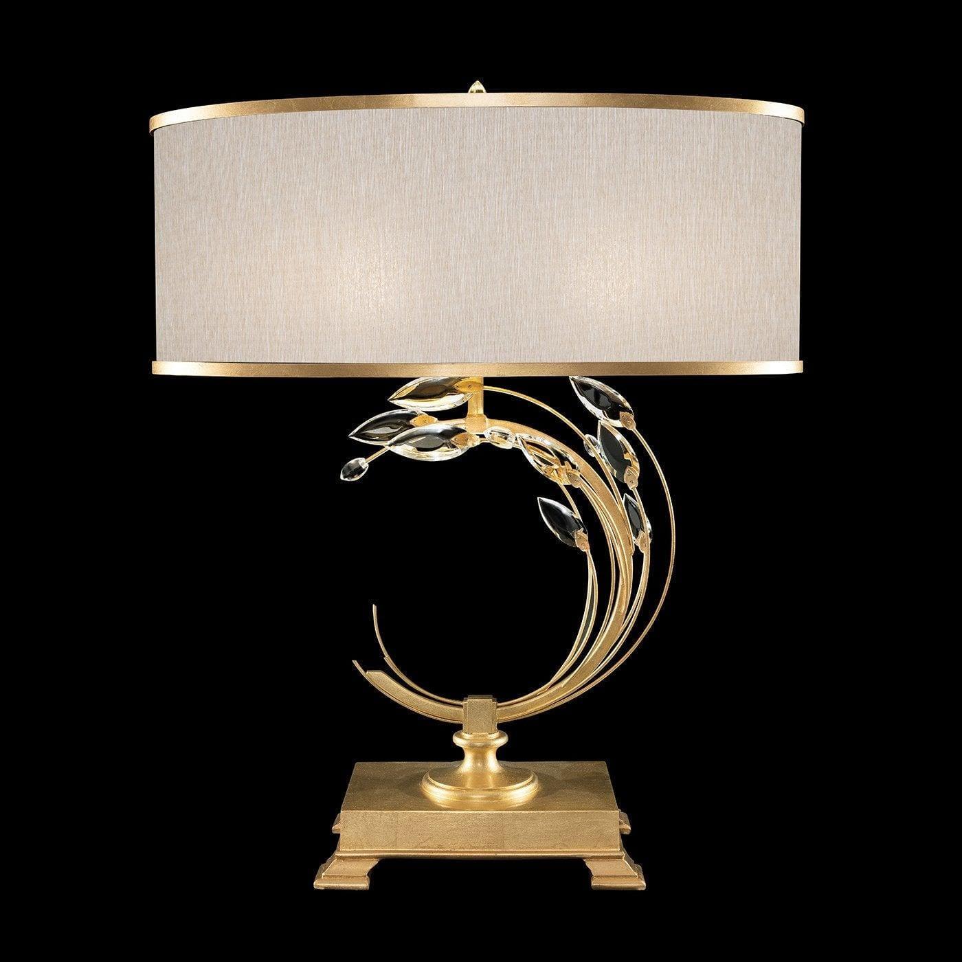 Fine Art Handcrafted Lighting - Crystal Laurel 31-Inch One Light Table Lamp - 771510-SF33 | Montreal Lighting & Hardware