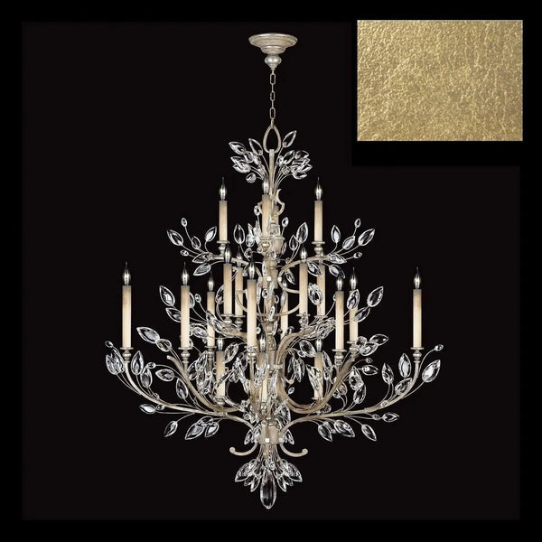 Crystal Laurel 57 pouces 20 lumières Suspendu