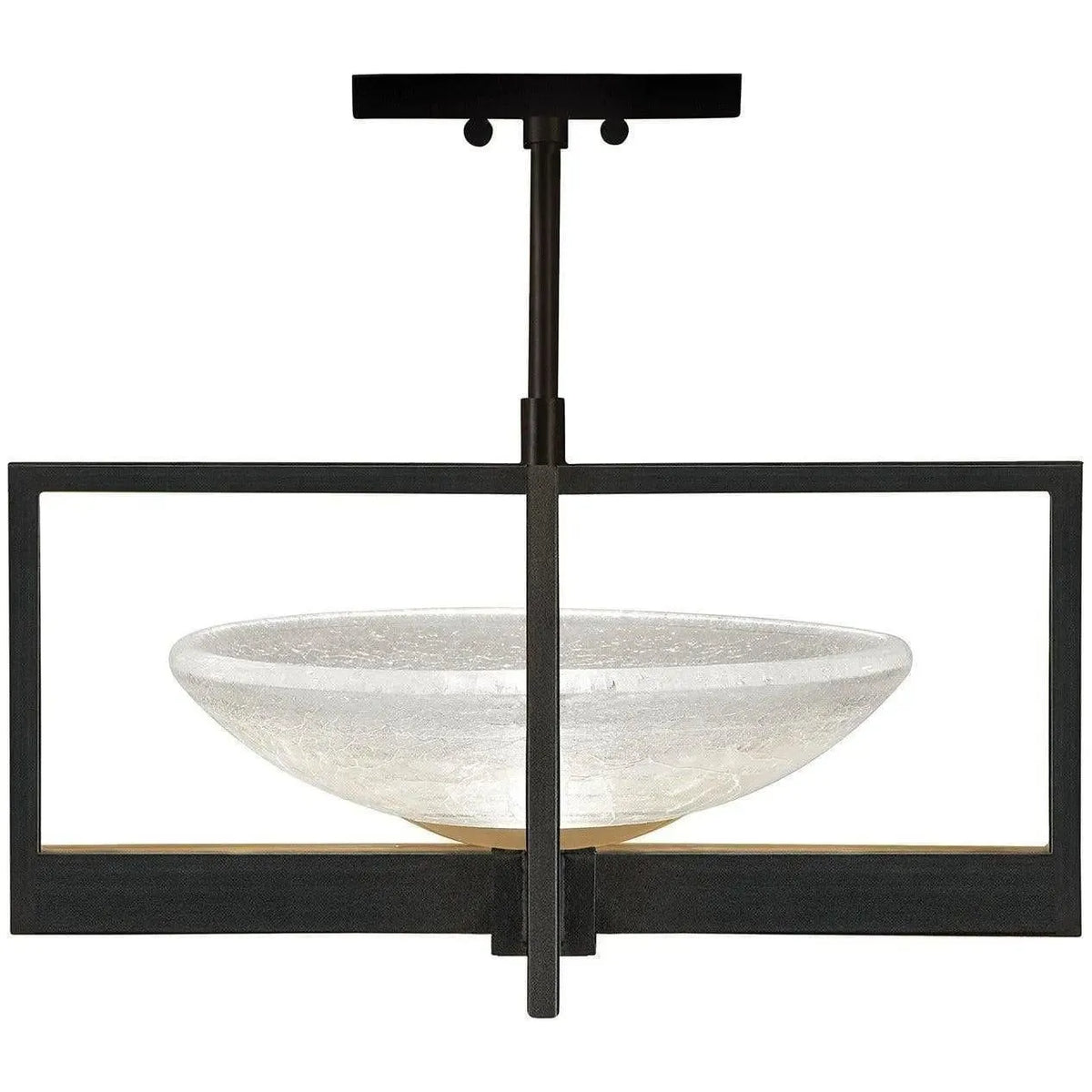Fine Art Handcrafted Lighting - Delphi 18-Inch LED Semi-Flush Mount - 896440-3ST | Montreal Lighting & Hardware