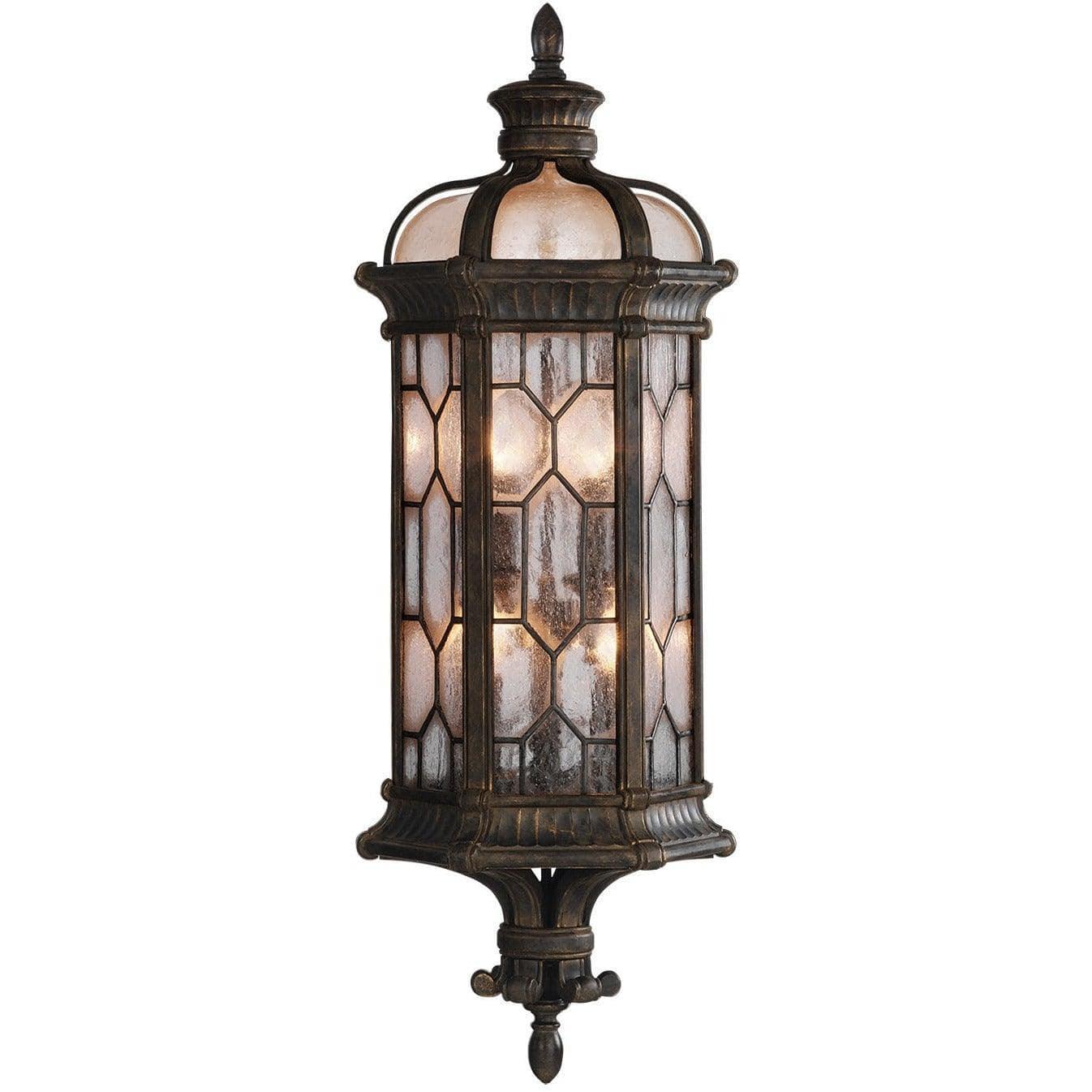 Fine Art Handcrafted Lighting - Devonshire 11-Inch Three Light Outdoor Coupe - 414981-1ST | Montreal Lighting & Hardware