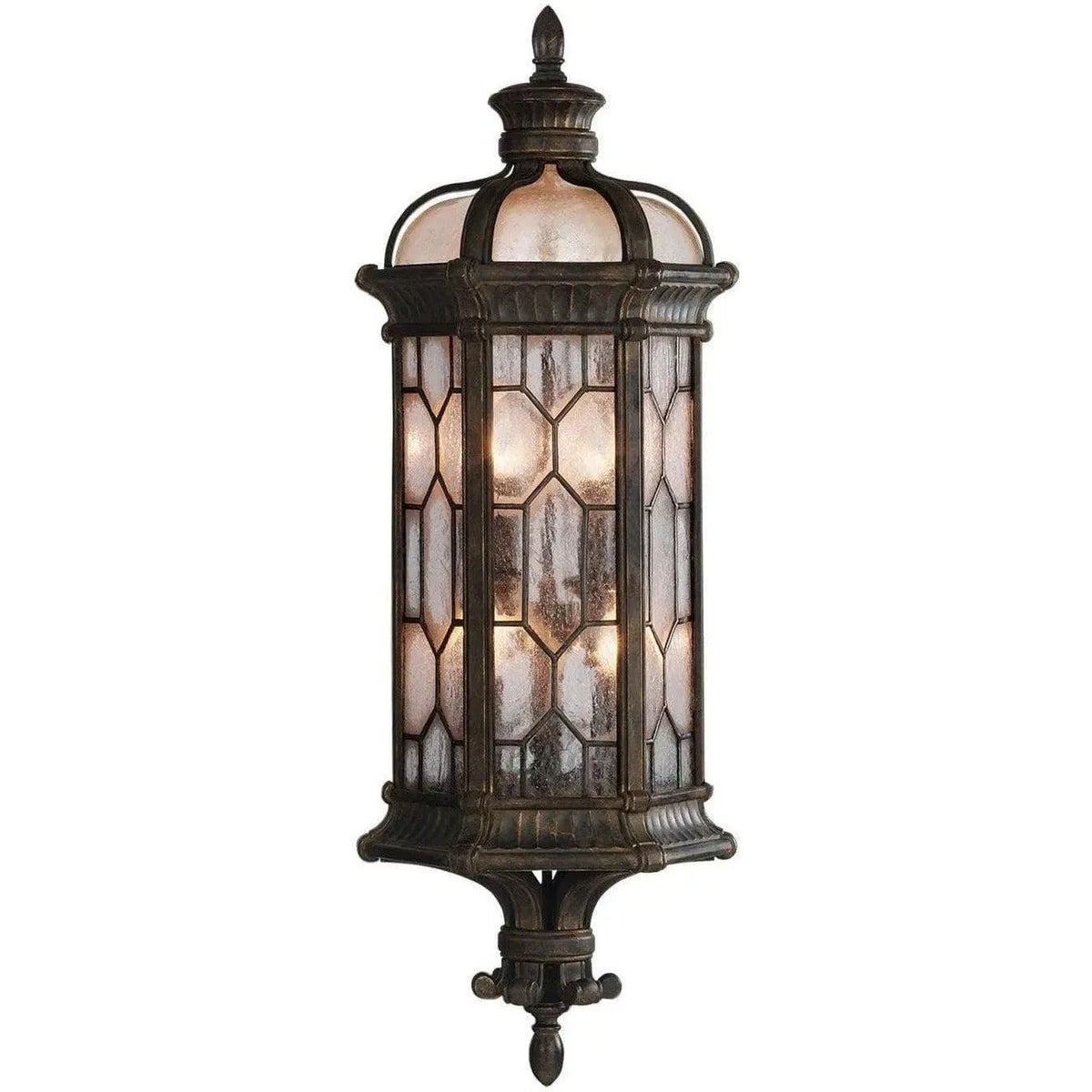 Fine Art Handcrafted Lighting - Devonshire 11-Inch Three Light Outdoor Coupe - 414981-1ST | Montreal Lighting & Hardware