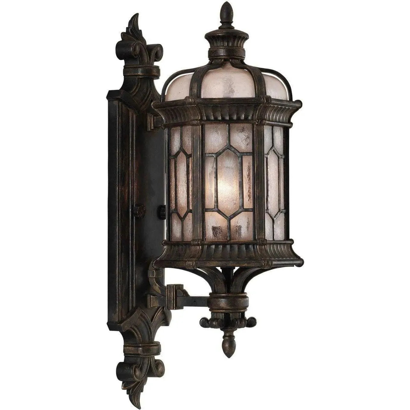 Fine Art Handcrafted Lighting - Devonshire 23-Inch One Light Outdoor Wall Mount - 413781-1ST | Montreal Lighting & Hardware