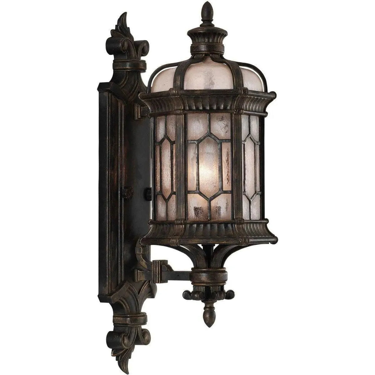 Fine Art Handcrafted Lighting - Devonshire 23-Inch One Light Outdoor Wall Mount - 413781-1ST | Montreal Lighting & Hardware