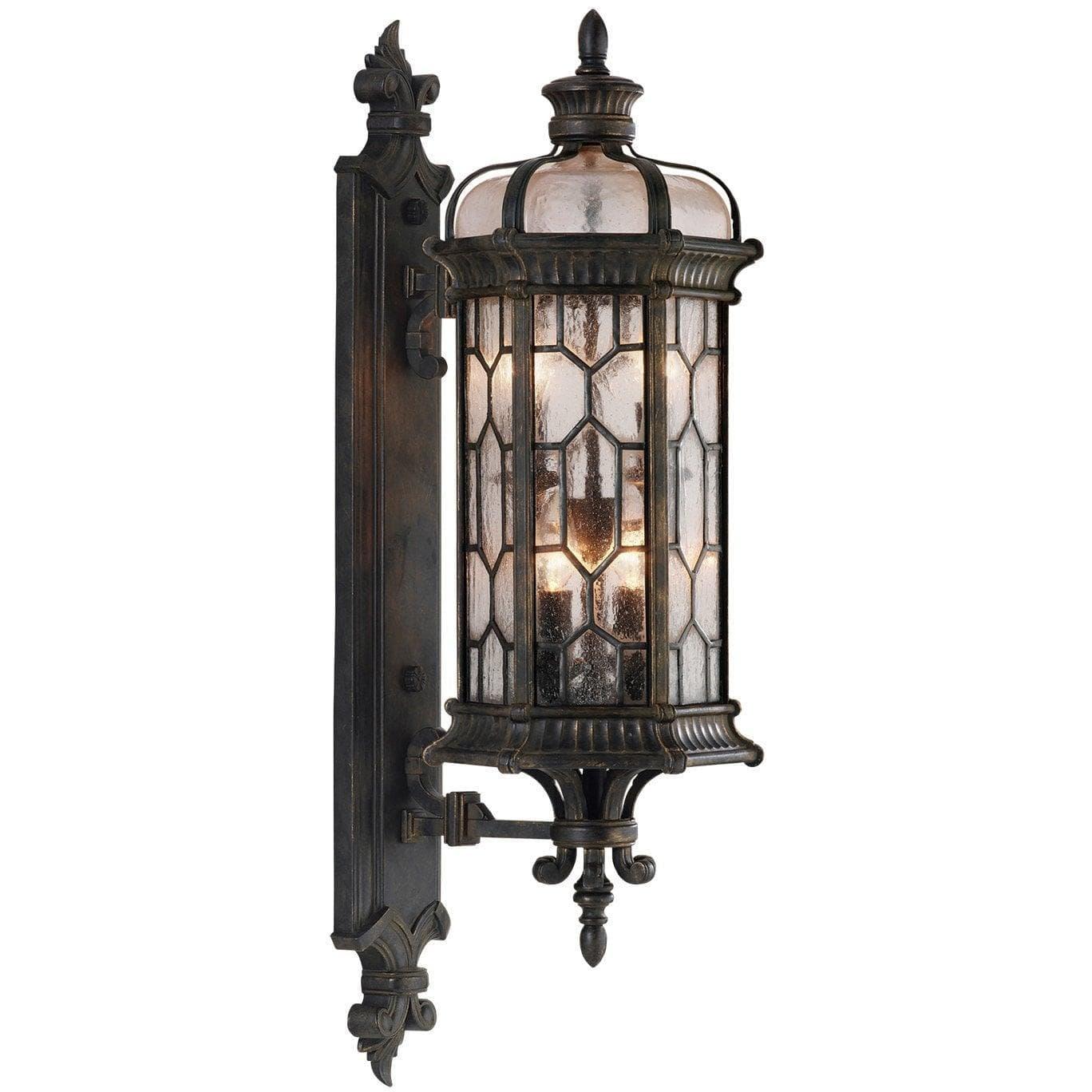 Fine Art Handcrafted Lighting - Devonshire 32-Inch Four Light Outdoor Wall Mount - 413881-1ST | Montreal Lighting & Hardware